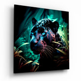 Panther Glass Wall Art  || Designers Collection.